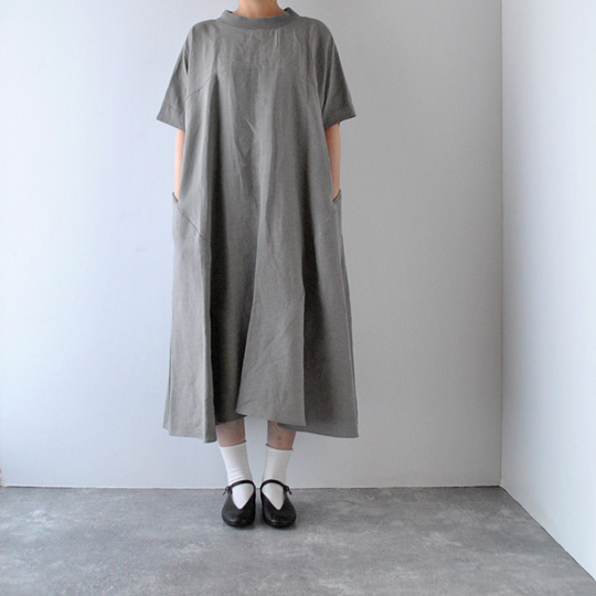 Atelier d'antan Taafee　Linen  Dress(GRY)